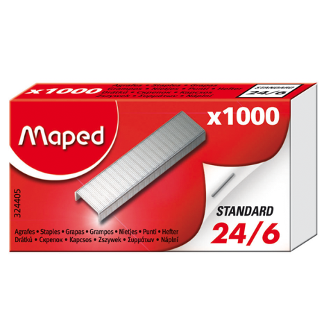 Скоби №24/6, 1000 шт., MP.324405 MAPED